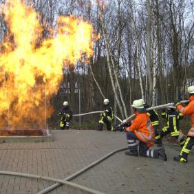 Gasbrandübungsanlage der LSW 2011